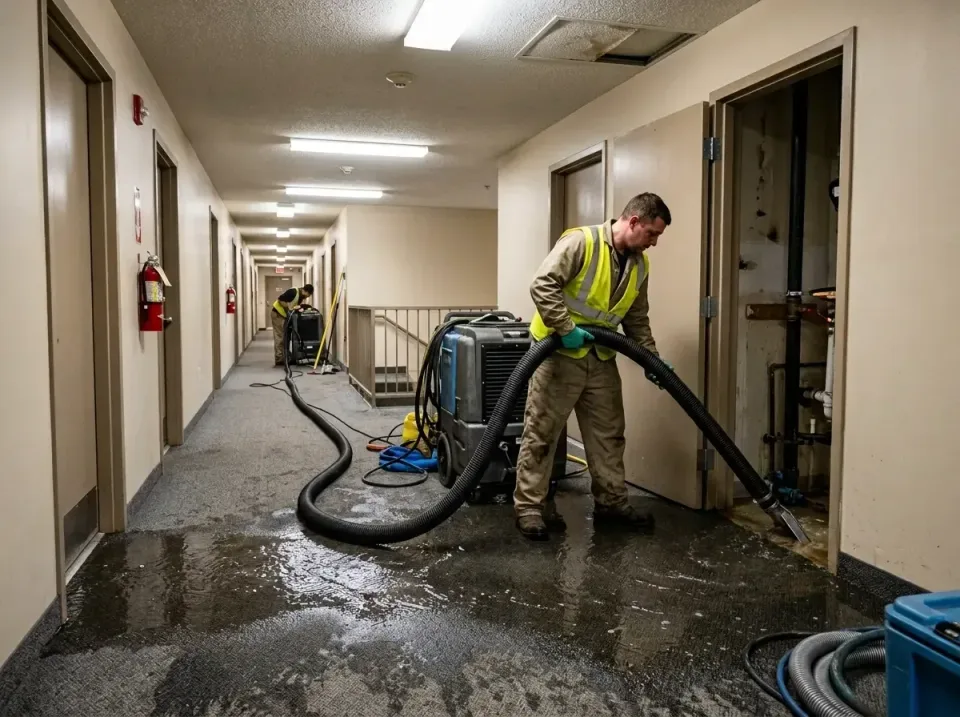 multi-unit-apartment-hallway-f-005 — frequently asked questions, Emergency Burst Pipe Water Extraction & Removal in Coopersb…